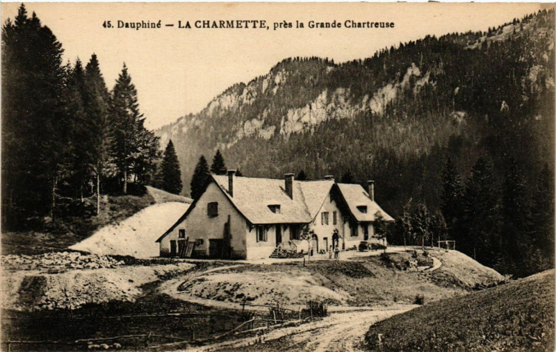 Carte postale ancienne Dauphiné - La Charmette pres la Grande-Chartreuse