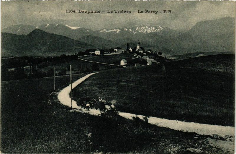 Carte postale ancienne Dauphiné - La Trieves - Le Percy à Percy