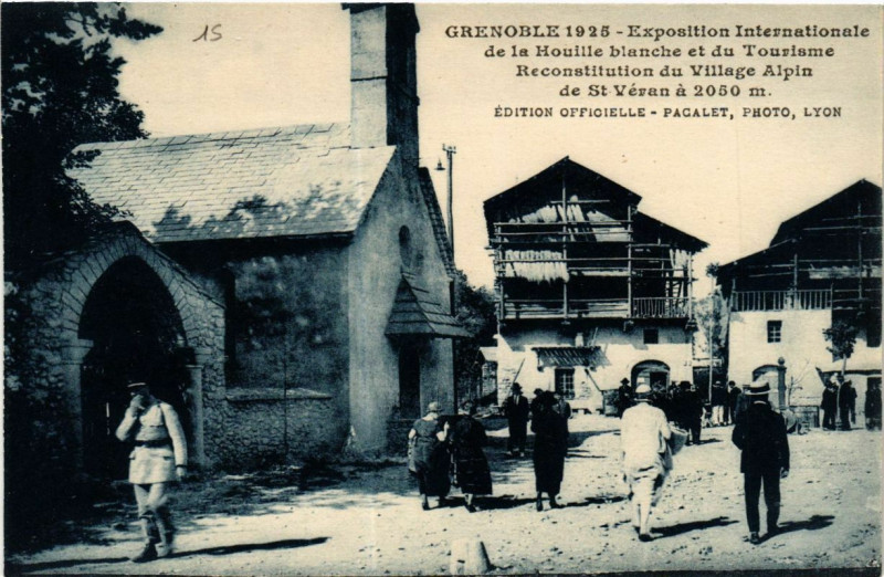 Carte postale ancienne Grenoble 1925 - Exposition Internationale de la Houille blanche... à Grenoble