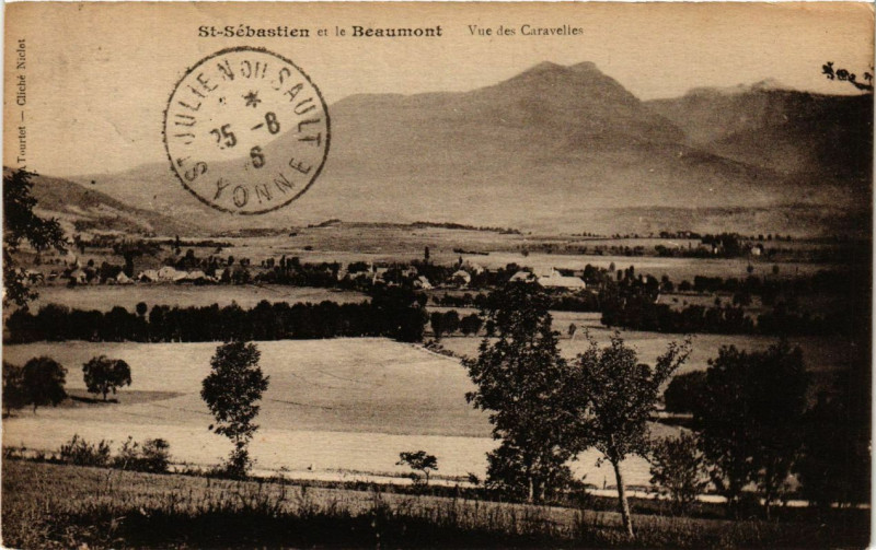 Carte postale ancienne Saint-Sebastien et le Beaumont - Vue des Caravelles