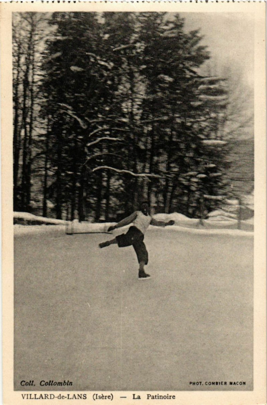 Carte postale ancienne Villard-de-Lans - La Patinoire à Villard-de-Lans