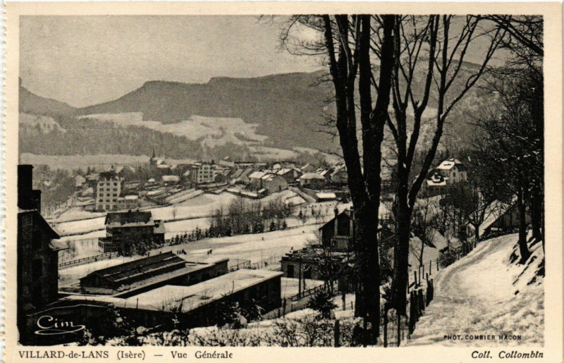 Carte postale ancienne Villard-de-Lans - Vue générale à Villard-de-Lans