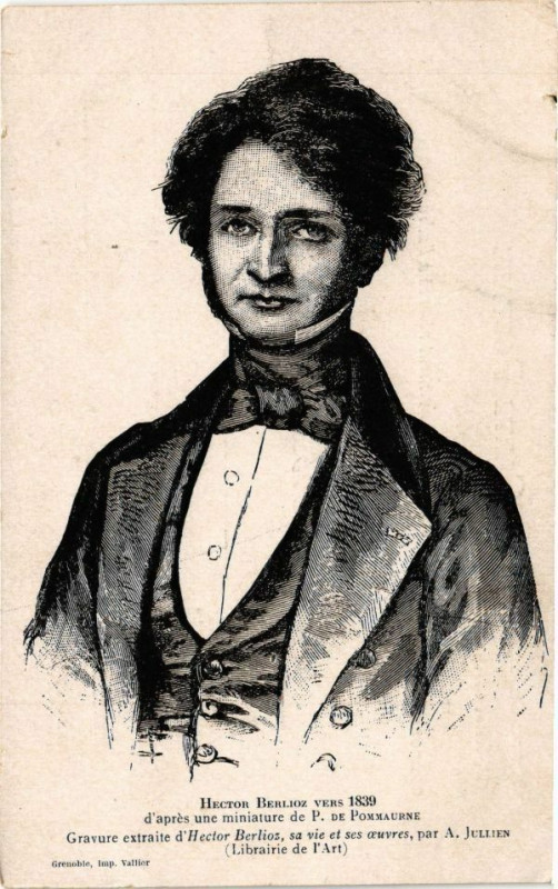 Carte postale ancienne Hector Berlioz à Oz