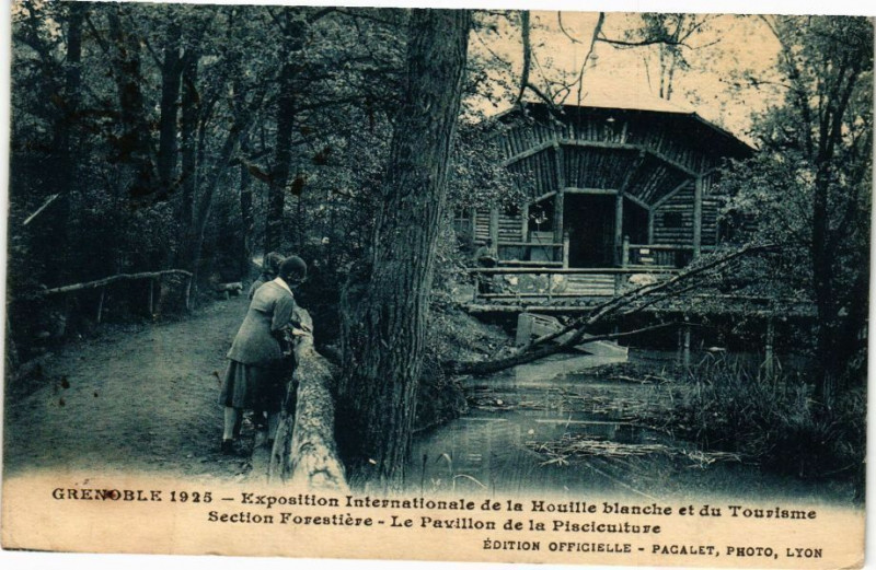 Carte postale ancienne Grenoble 1925 - Exposition Internationale de la Houille blanche... à Grenoble