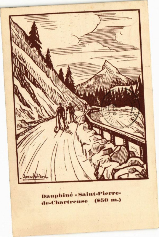 Carte postale ancienne Dauphiné - Saint-Pierre-de-Chartreuse à Saint-Pierre-de-Chartreuse