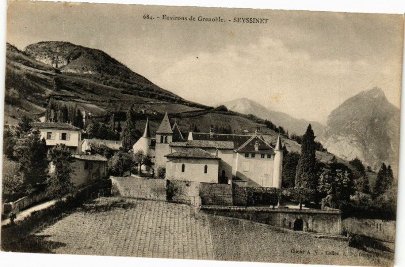 Carte postale ancienne Env. de Grenoble - Seyssinet à Grenoble