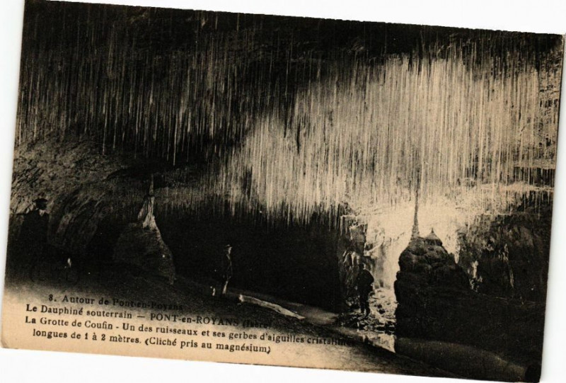 Carte postale ancienne Autour de Pont-en-Royans - Le Dauphiné souterrain - Pont-en-Royans à Pont-en-Royans