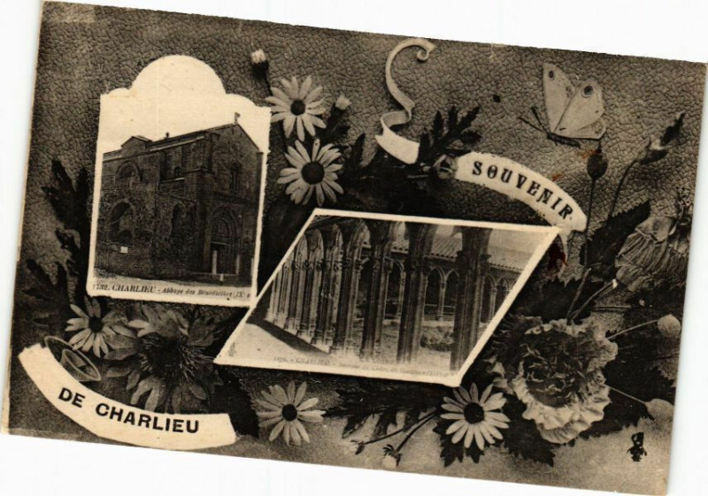 Carte postale ancienne Souvenir de Charlieu