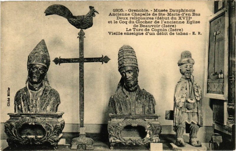 Carte postale ancienne Grenoble - Musée Dauphinois à Grenoble