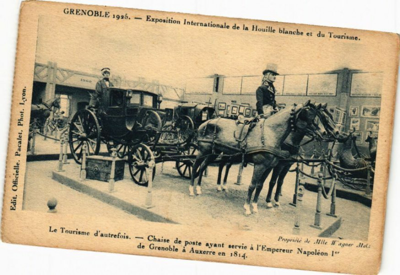 Carte postale ancienne Grenoble - Le Tourisme d'Autrefois à Grenoble