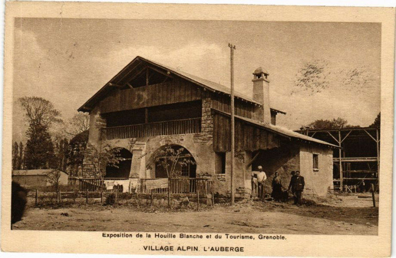 Carte postale ancienne Exposition de la Houille Blanche et du Tourisme Grenoble à Grenoble
