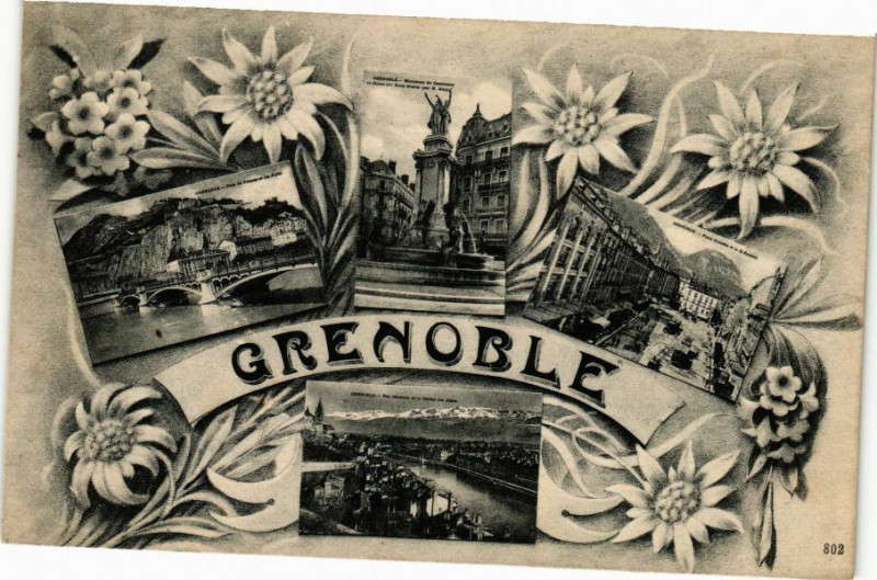 Carte postale ancienne Grenoble à Grenoble