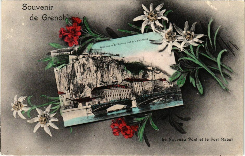 Carte postale ancienne Souvenir de Grenoble à Grenoble