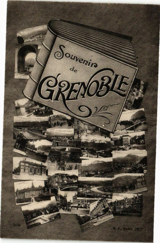 Carte postale ancienne Souvenir de Grenoble à Grenoble