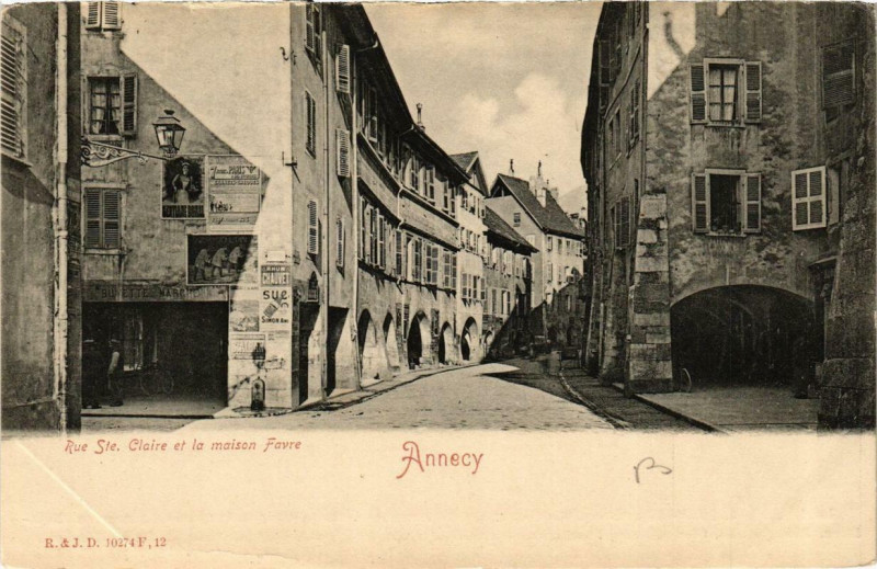 Carte postale ancienne Annecy à Annecy