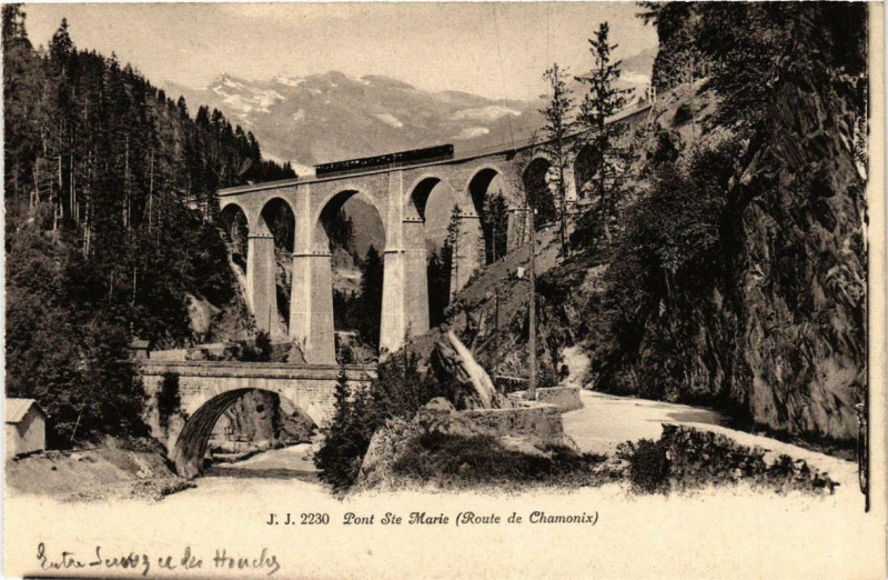 Carte postale ancienne PontSainte-Marie