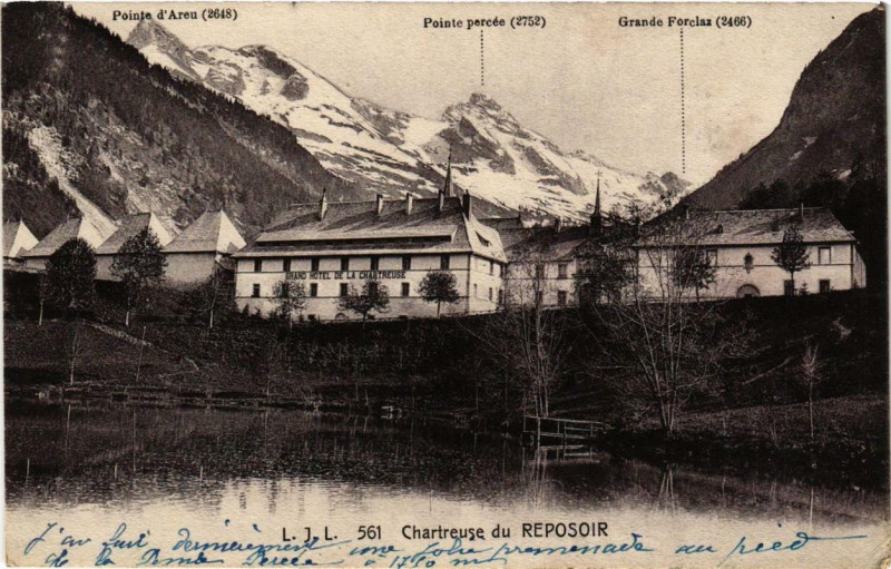 Carte postale ancienne Chartreuse du Reposoir