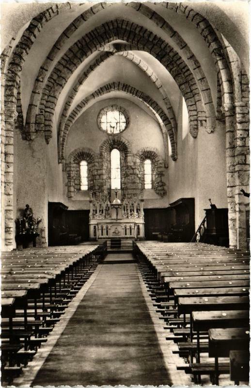 Carte postale ancienne Sixt Intérieur de Eglise
