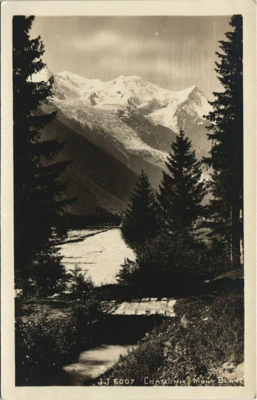 Carte postale ancienne J. J. 6007 Chamonix Mont-Blanc à Chamonix-Mont-Blanc