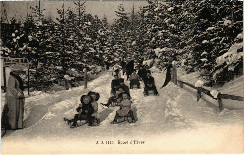 Carte postale ancienne Sport d'Hiver