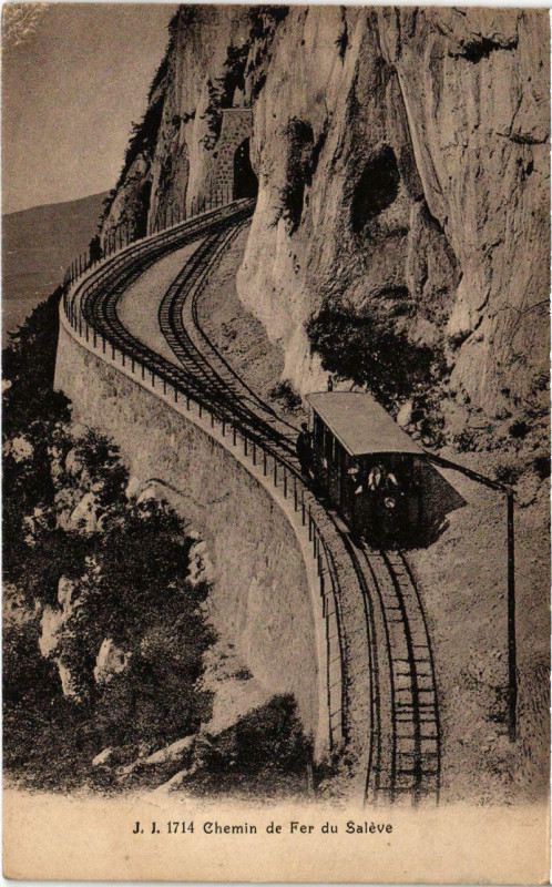 Carte postale ancienne Chemin de Fer du Saleve