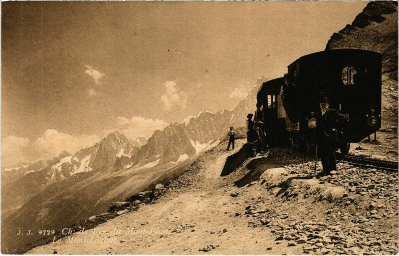 Carte postale ancienne Chemin de Fer du Mont-Blanc