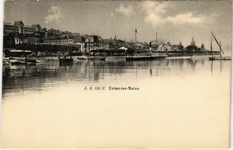 Carte postale ancienne Evian-les-Bains à Évian-les-Bains