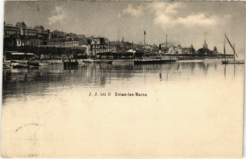 Carte postale ancienne Evian-les-Bains à Évian-les-Bains