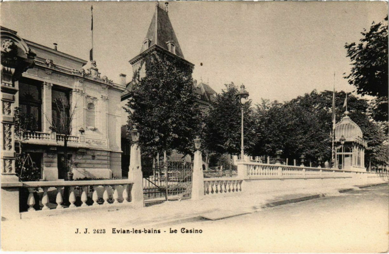 Carte postale ancienne Evian-les-Bains - Le Casino à Évian-les-Bains