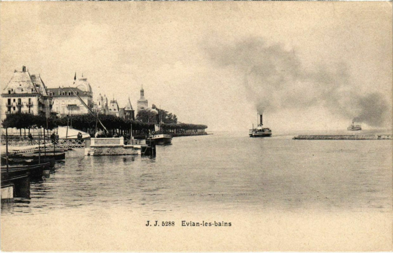 Carte postale ancienne Evian-les-Bains à Évian-les-Bains