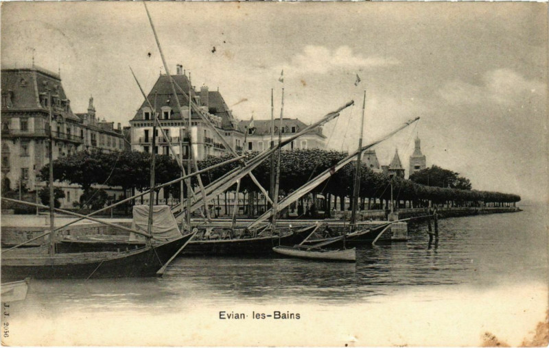 Carte postale ancienne Evian-les-Bains à Évian-les-Bains