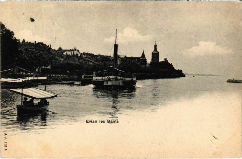 Carte postale ancienne Evian-les-Bains à Évian-les-Bains