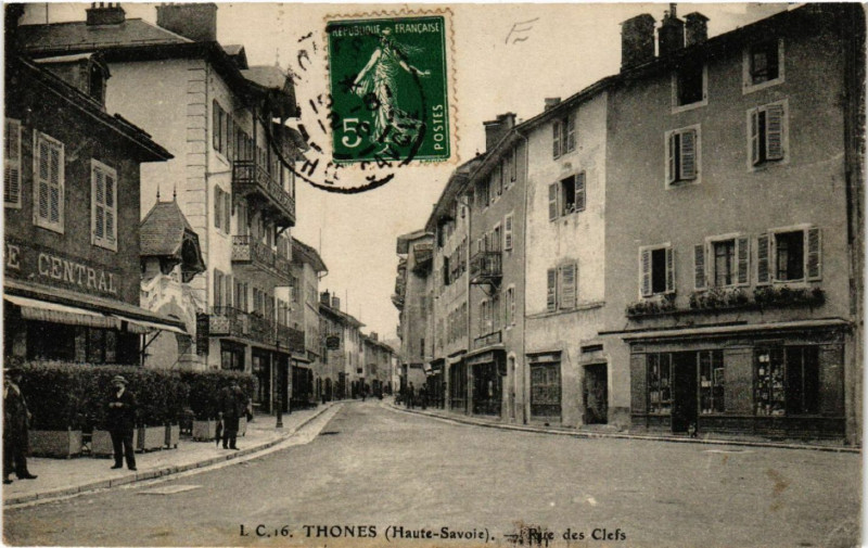 Carte postale ancienne Thones Pare des Clefs à Thônes