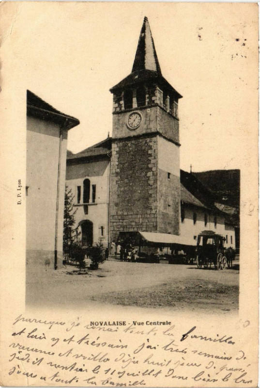 Carte postale ancienne Novalaise - Vue générale