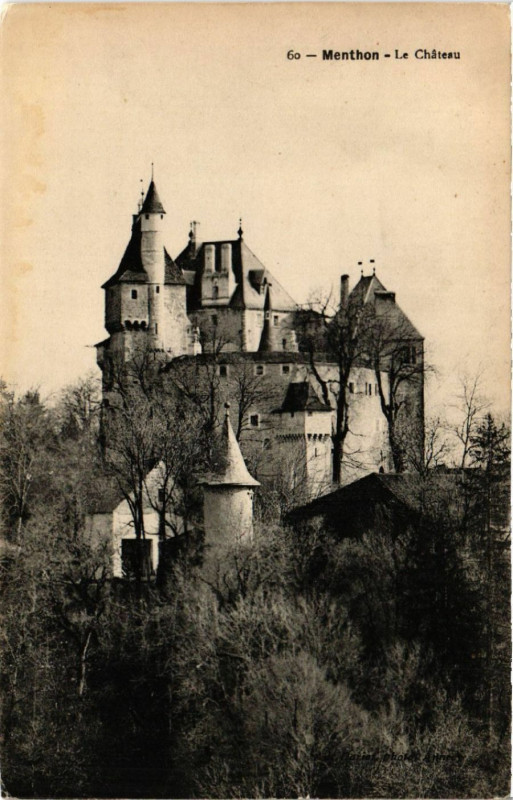 Carte postale ancienne Menthon - Le Chateau