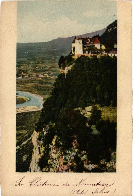 Carte postale ancienne Le Chateau de Monnetier