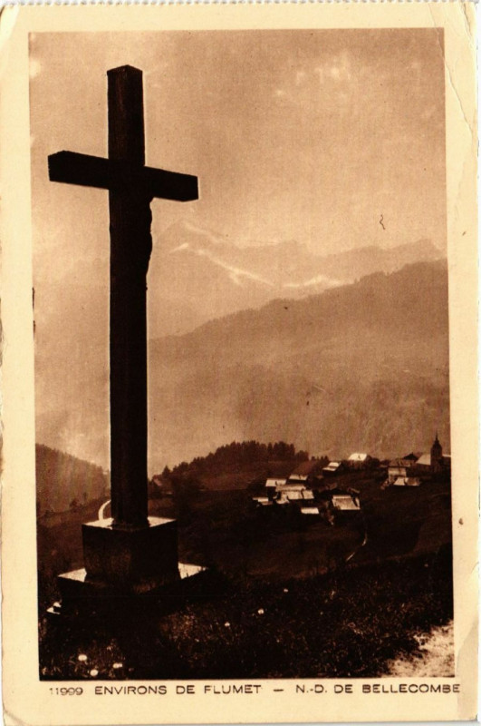 Carte postale ancienne Env. de Flumet - N.-D. de Bellecombe