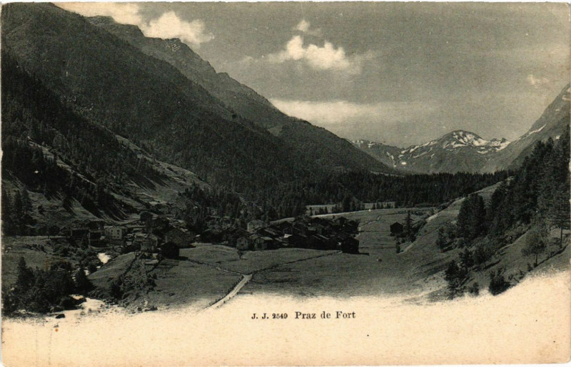 Carte postale ancienne Praz de Fort