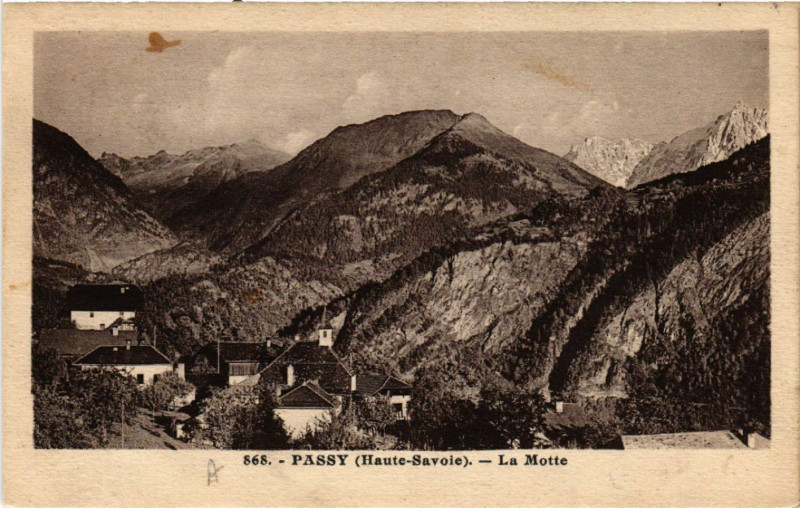 Carte postale ancienne Passy - La Motte à Passy