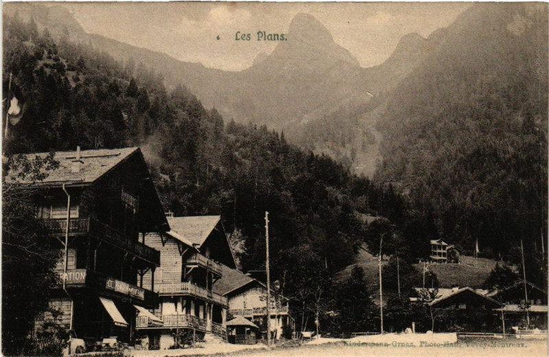 Carte postale ancienne Les Plans