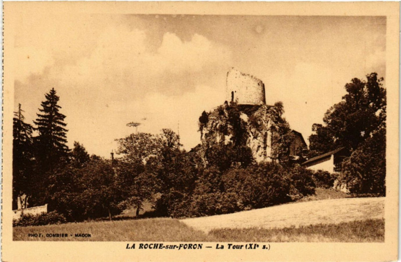 Carte postale ancienne La Roche-sur-Foron - La Tour à La Roche-sur-Foron