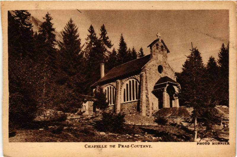 Carte postale ancienne Chapelle de Praz-Coutant