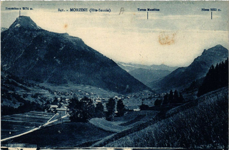 Carte postale ancienne Morzine à Morzine