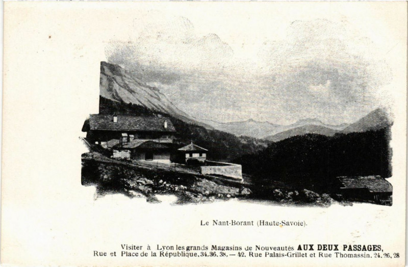 Carte postale ancienne Le Nant-Borant