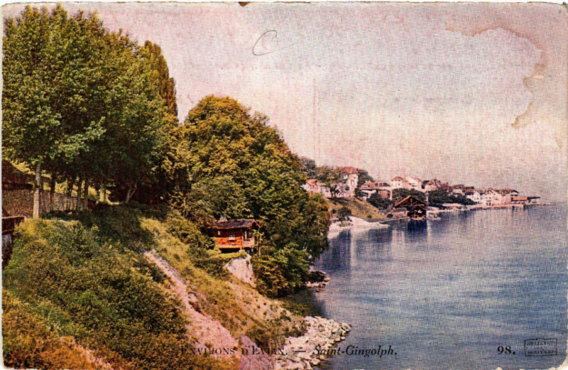 Carte postale ancienne Saint-Gingolph à Saint-Gingolph