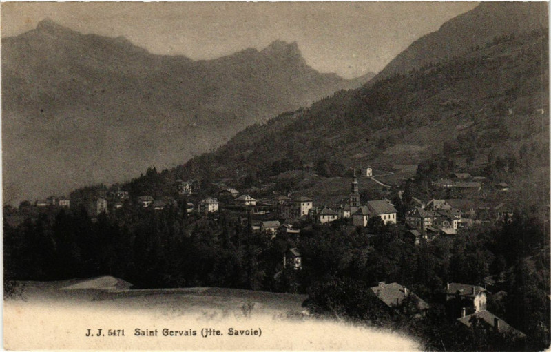 Carte postale ancienne Saint-Gervais
