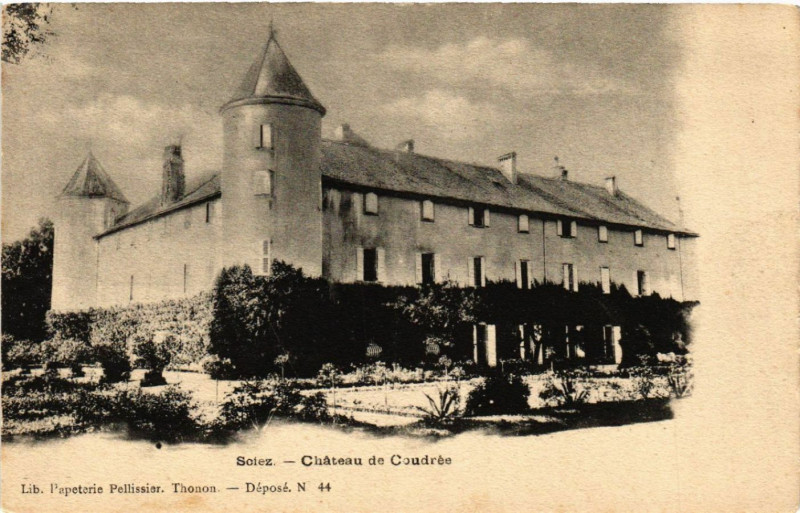 Carte postale ancienne Sotez - Chateau de Coudres