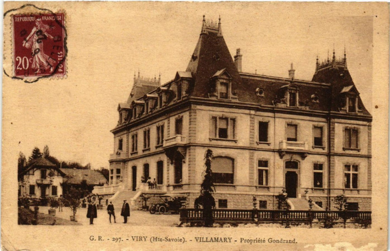 Carte postale ancienne Viry - Villamary - Propriete Gondrand à Viry