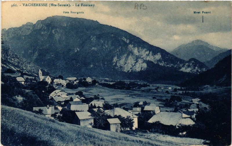Carte postale ancienne Vacheresse - Le Fontany à Vacheresse