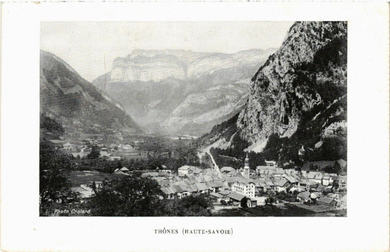 Carte postale ancienne Thones à Thônes